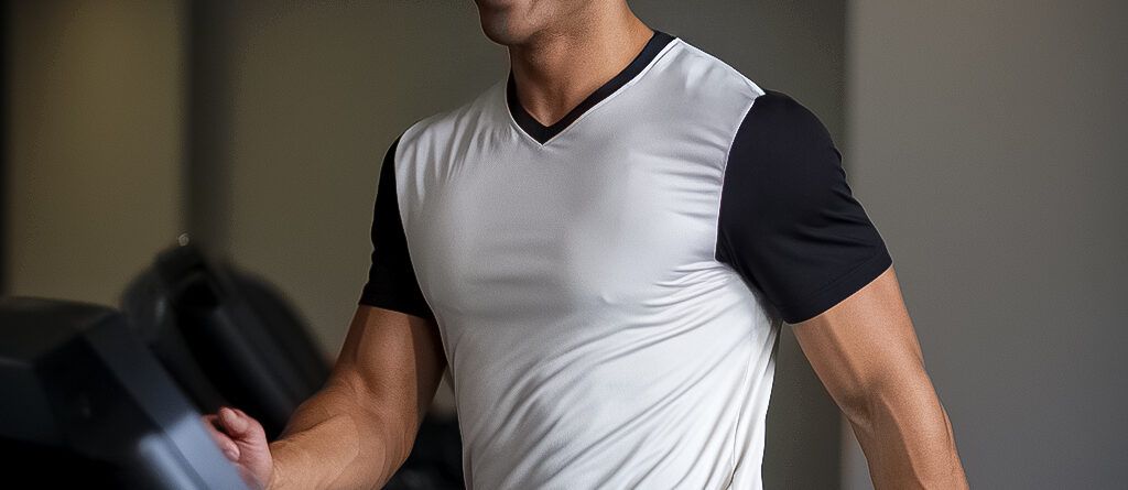 Camiseta Bicolor em Helanca Light: Conforto e Estilo para Climas Quentes